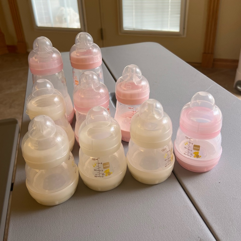 Lot of Mam Bottles